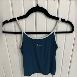 Crop Top (Embroidered word “Sun”) No Tags